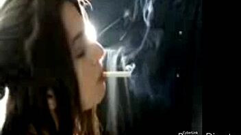 A fetish-inspired compilation featuring non-nude models who smoke