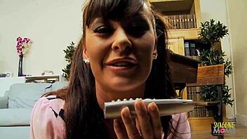 tattooed girl in black high heels wants a dick in her pussy