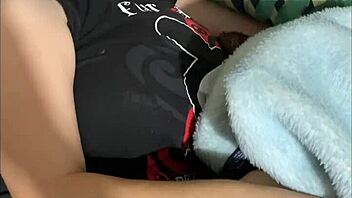 Why is this teen schoolgirl with big tits acting so slutty on her red days?