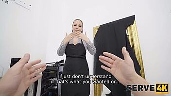 Barbershop bang with a twist of cuckold fun