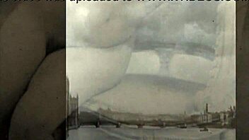 vintage hairy pussy threesome in retro group scene from antique porn