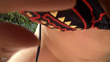 Damn, we're screwing hard right by the pond in broad daylight!