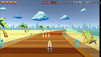 Intense roller babe hentai creampie and 69 at beach in episode 1.