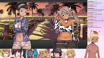 vtuber lewdneko plays huniepop 2 double date part 7