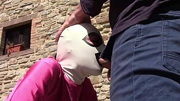 Laura On Heels Amateur 2021 On Pink Outfit In Outdoor Blowjob And Oral Creampie