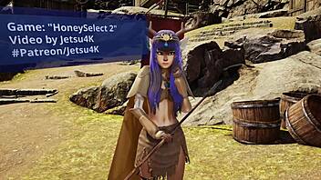 Is Deer-Girl Freyja ready for Viking village action? Tease!