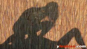 Busty redheads licking shaved pussies outdoors?