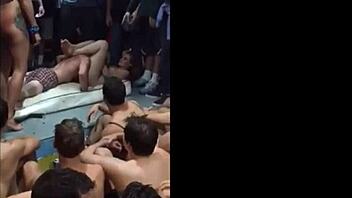 Indian girl strips and has sex at Ato frat party