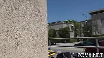 that tight shaved pussy looks so good getting nailed hard from pov