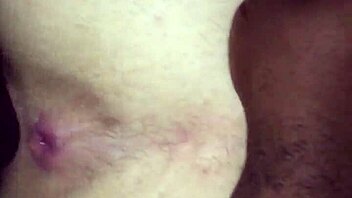 fuckin my boothang with big black cock in doggystyle 😍. bent over milf gets assfucking from monster cock.