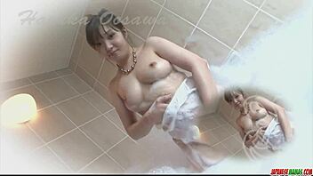 sexy haruka oosawa in solo hairy action