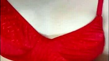 this white girl in red lingerie is moaning so hot 😍