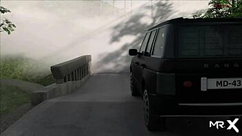 In pine falls, is she begging to be taken from behind in this uncensored hentai scene?