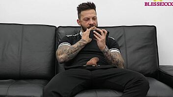I get tricked into a solo session with a muscular straight friend