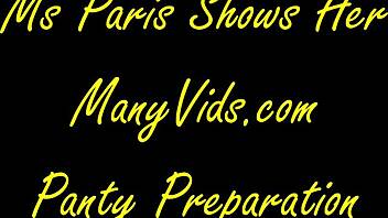 Ms Paris Rose Shows Her Sold Panty Preparation!