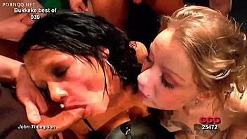 Best bukkake compilation ever, you gotta see this crazy action! 😍