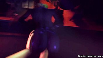 Voluptuous MILF enjoys riding a massive shaft in animated porn