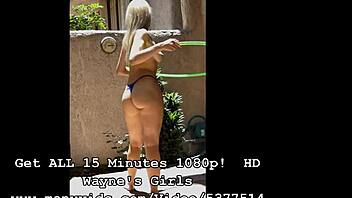 Liz Ashley's Retro 2015 Striptease Shoot