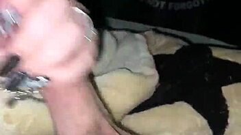 Best friend's girlfriend jerks cock homemade