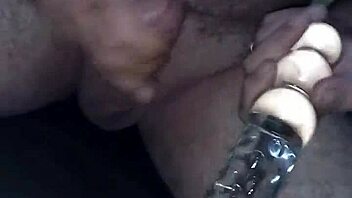 intriguing anal play with dildo and toys