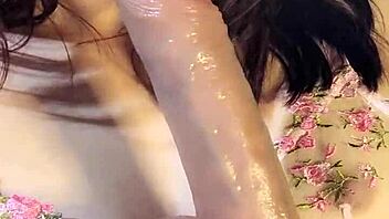 My horny babe sucks the dildo, teasing and blowing it like a pro