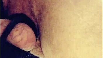 Teen sissy experiments with homemade toy for tight stretching