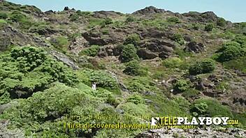 Beautiful seas chick fantasizes with a horny fisherman to make love to her