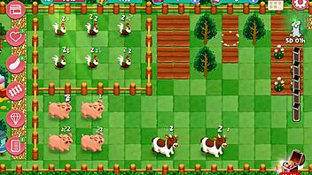 yo, check out nutaku booty farm hentai game part 19 with big tits threesome! 😍