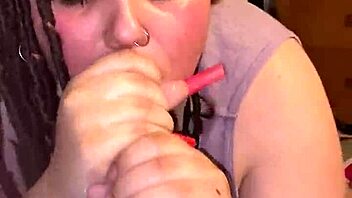Gaknasty delivering a wild and messy oral experience