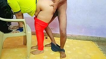 Amateur couple's homemade hairy sex video