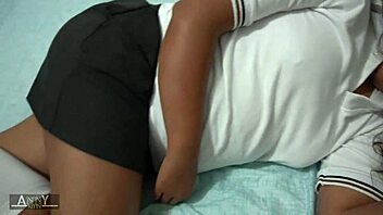 petite latina schoolgirl gets creampied at party after classes