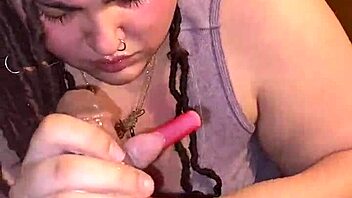 Gaknasty delivering a wild and messy oral experience