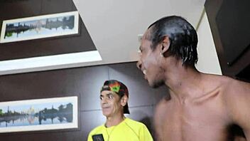 Exclusive backstage footage with Brazilian black crew members Ruiva, Michelly, Rubens, Badaro, and Myke