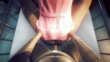3D animated hentai game featuring two nurses