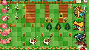 yo, check out nutaku booty farm hentai game part 19 with big tits threesome! 😍