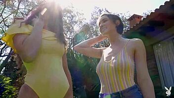 curvy lesbian teens megan blake and jay marie flaunt bodies