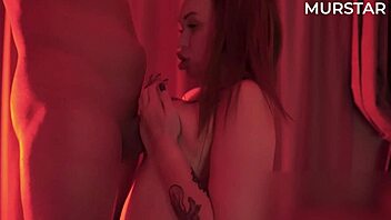 luxury slut sucks cock for long time, gets facial cumshot and double penetration