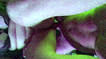 Neon sex with milf