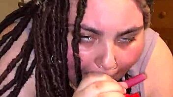 Gaknasty delivering a wild and messy oral experience