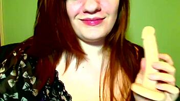 Chubby BBW enjoys dirty talk and humiliating small cock masturbation