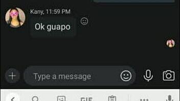 Video Call With Venezuelan Goddess Kanynena Showing Shaved Pussy