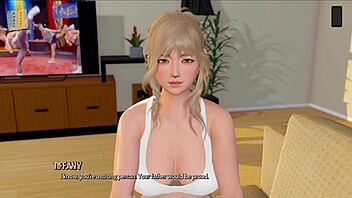 Hentai game with 3D animation and ripped clothes