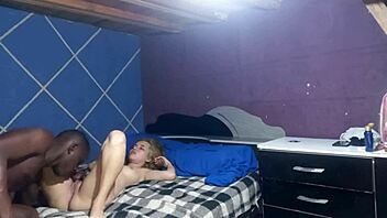 Nego Blue RJ ate me so deliciously in this interracial crossdressing scene