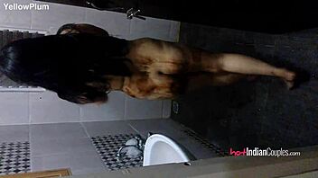 Reenu Bhabhi strips in shower showing amazing tits