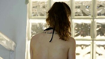 Black Guy Cums On Nymphet's Natural Breasts