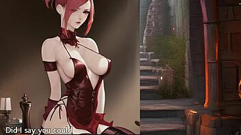 Cherry's hentai game session with JOI tips