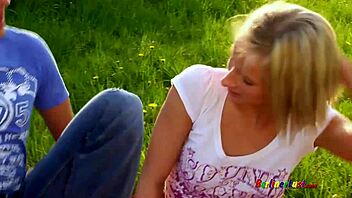 blonde small 18+ tits german teen 18+ girl with monster cock outdoor