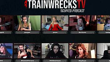 Webcam Orgy Explodes with Scarlet, Joycgee, Bertycuss, Jenna in Wild Group Action.