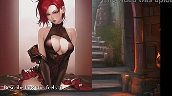 Cherry's hentai game session with JOI tips