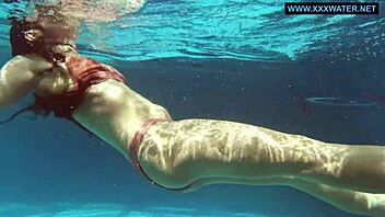 Clairette Hungarian Teen Pornstar Goes Wild in Pool